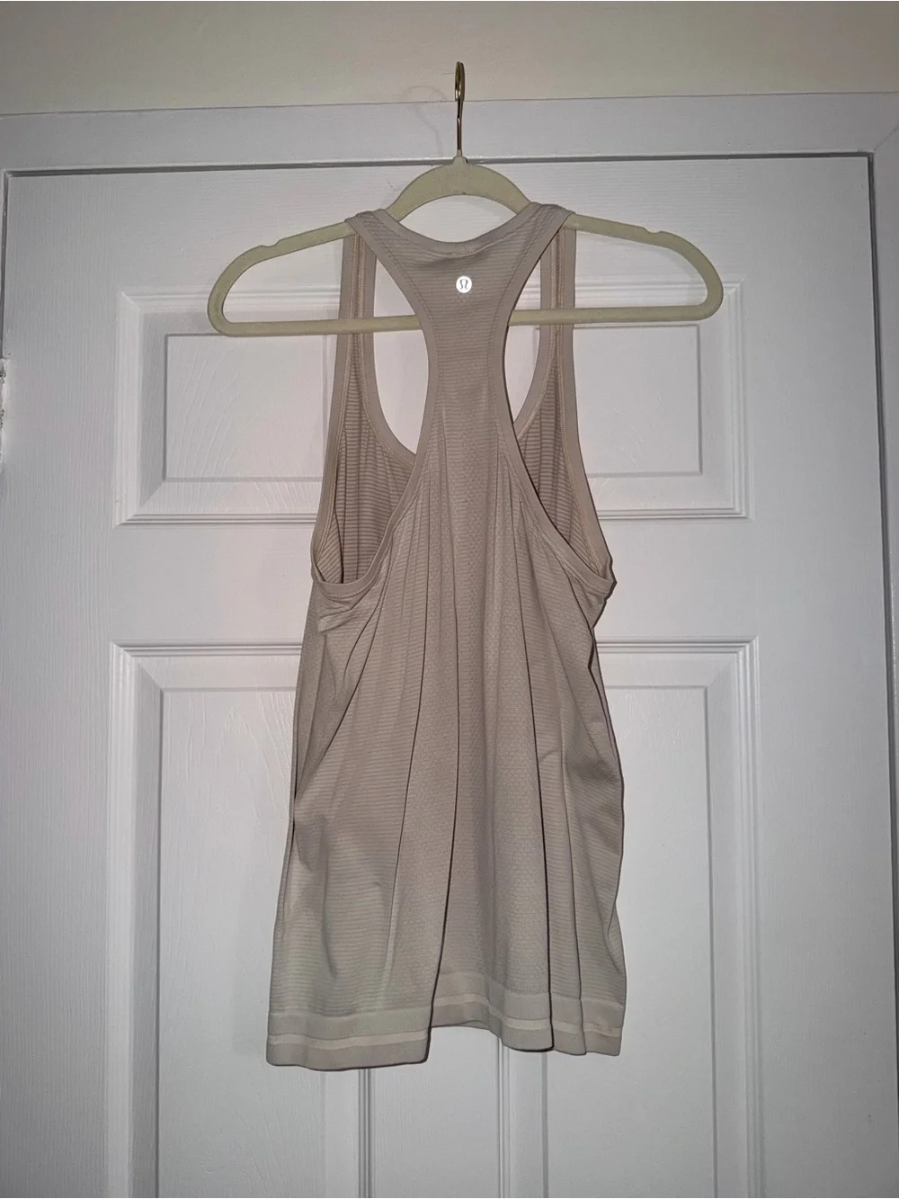 lululemon athletica Light Beige Racerback Tank Top